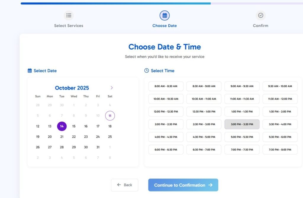 Sloton App interface