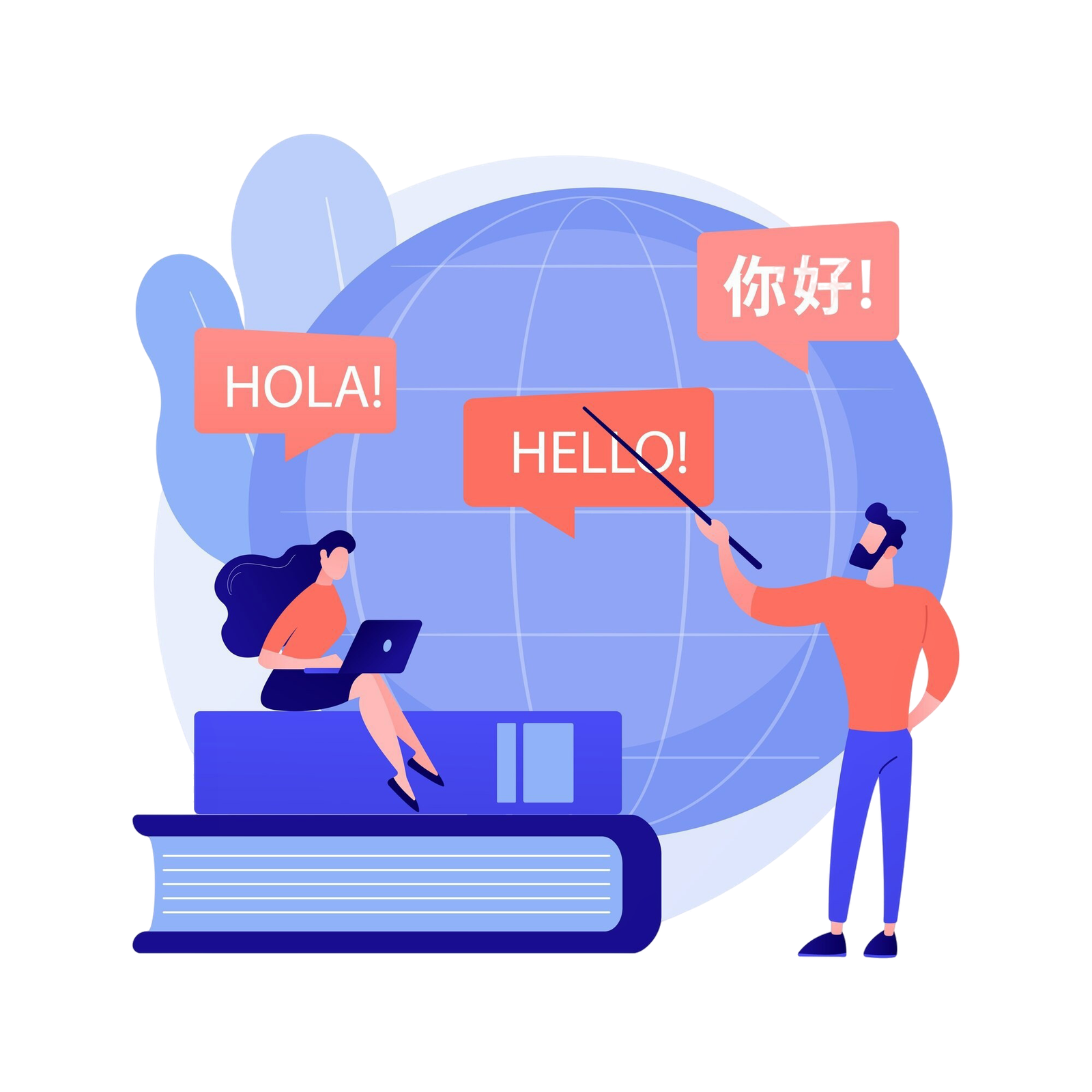 Easy booking system for language schools