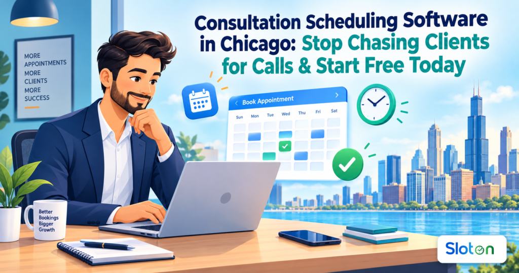 Consultation Scheduling Software in Chicago: Stop Chasing Clients for Calls & Start Free Today